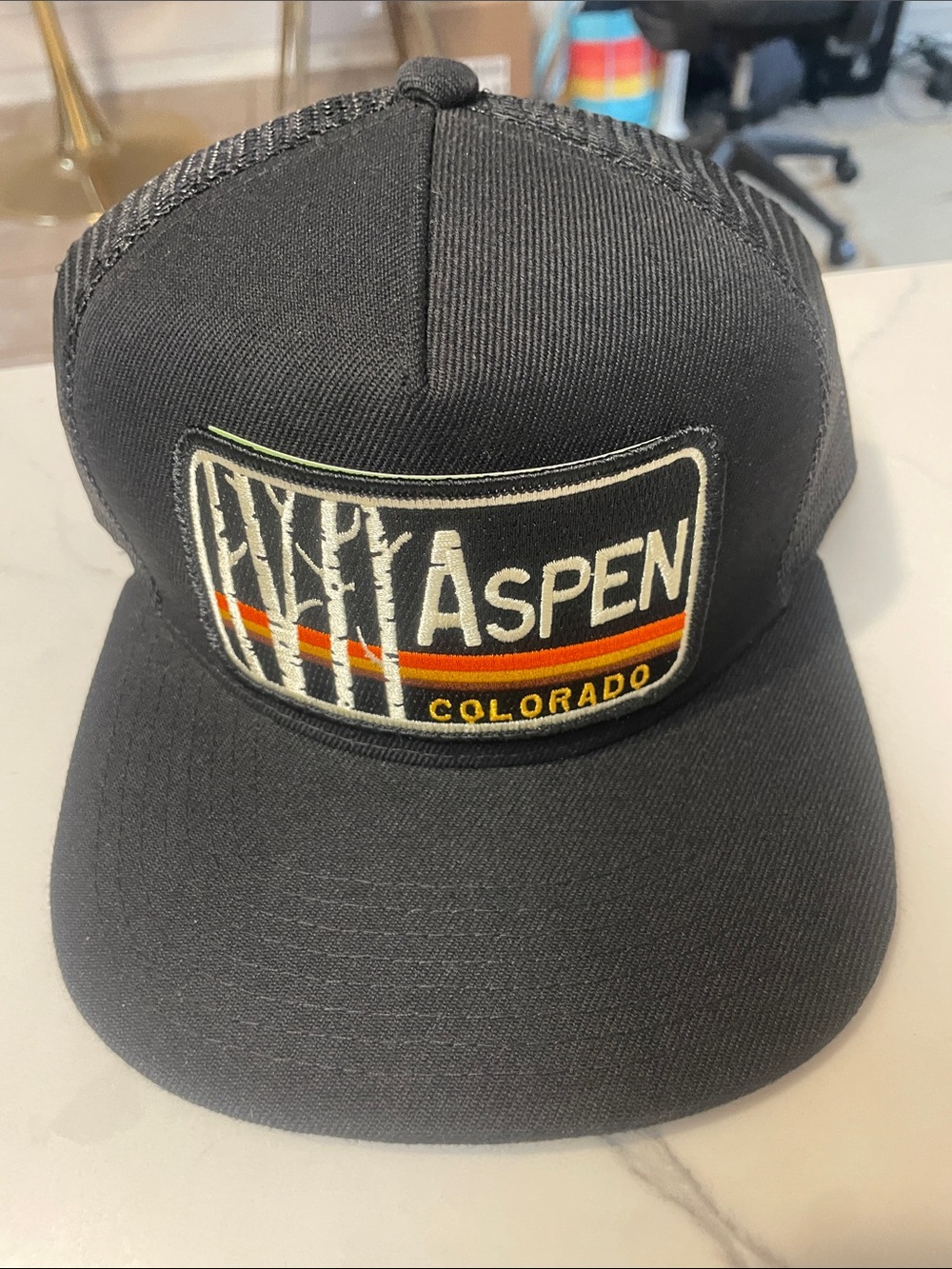 Bart Bridge - Aspen Colorado Trees Pocket Hat - Never Worn I Brand New